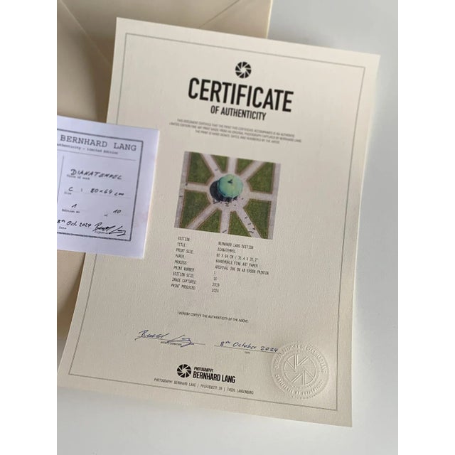 Dianatempel" Size C, Contemporary Limited Edition Fine Art Photograph Print by Bernhard Lang For Sale - Image 6 of 6