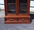Wood Late 19th Century Victorian Walnut Glazed Library Bookcase With Drawers For Sale - Image 7 of 14
