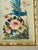 Vintage Chinoiserie Embroidered Silk Panel in Faux Bamboo Frame For Sale In Charleston - Image 6 of 12