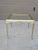 Mid-Century Modern Mastercraft Brass Hoofed Dining / Center Table With Glass Top | Hollywood Regency | 34" Square For Sale - Image 3 of 9