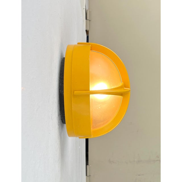 Mid-Century Danish Model Pirat Metal Outdoor Wall Lamp by Eva Koppel, Nils Koppel, Gert Edstrand for Nordisk Solar, 1960s For Sale - Image 5 of 18