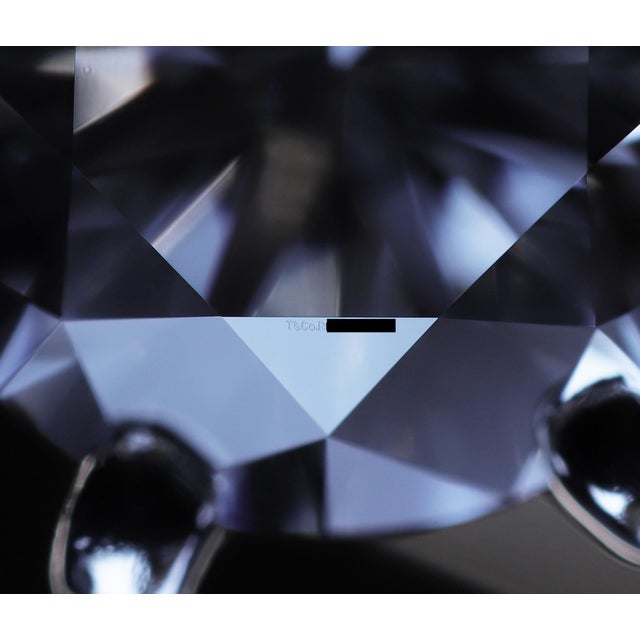 Tiffany & Co. Platinum .28 Ct I Vvs1 Round Diamond Solitaire Engagement Ring, Size 4 For Sale - Image 11 of 12