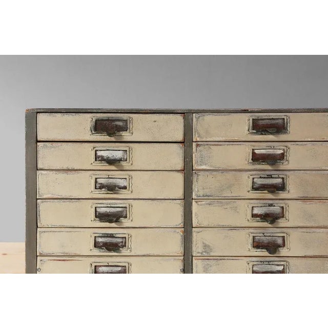 Mid-Century Modern Industrial Chest of Drawers, 1930s For Sale - Image 3 of 13