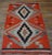 1930s 1930s Red Small Antique Tribal Geometric Native American Navajo Flat Weave Rug For Sale - Image 5 of 12