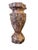Wood Vintage Hand-Carved Wabi-Sabi Chrysanthemum Wood Vase For Sale - Image 7 of 11