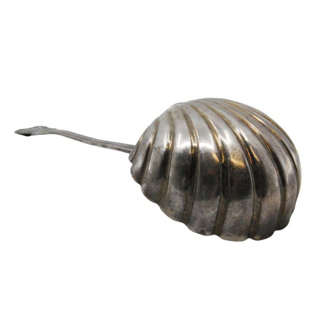 Metal Silver Soup Ladle For Sale - Image 7 of 7