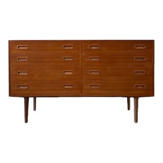 1960s Danish Teak 8 Drawer Dresser by Hundevad For Sale