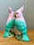 Ceramic Vintage Ceramic Parrot Figurines - Pair For Sale - Image 7 of 12