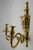 Traditional 1980s Pair of Brass Wall 2 Candle Sconces For Sale - Image 3 of 9