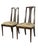 RWAY Pair of Vintage Mid-Century Modern High-Back Cane Dining Chairs, Stamped Denmark For Sale - Image 4 of 18