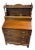 1950 Davis Company Lillian Russel Black Walnut Drop Down Desk For Sale