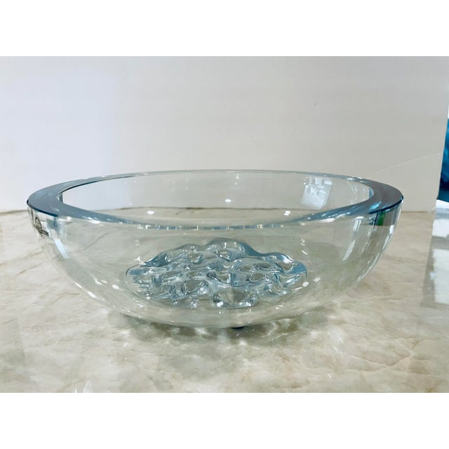 Mid Century Swedish Crystal Bowl by Strombergshyttan For Sale - Image 13 of 13