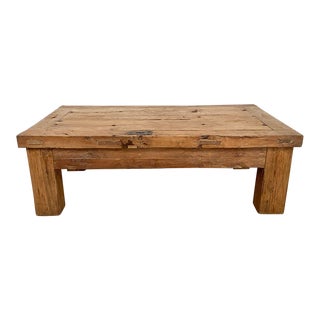 Antique Door Mounted as a Coffee Table, South American For Sale