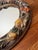 Vintage La Barge Hand-Carved & Hand-Painted Italian Fruit Motif Beveled Round Wall Mirror, 30⅛" For Sale - Image 10 of 12