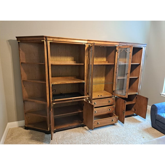 Bernhardt 1970s Bernhardt 5 Piece Shelving/Cabinet Set For Sale - Image 4 of 8