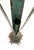 Metal 1985 Carnevale Verdigris Brass Sprouting Onion Bud Vase Sculpture – Organic Modern / Folk Art For Sale - Image 7 of 10