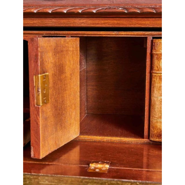 Brown Antique English Library with Regency Secretary For Sale - Image 8 of 18