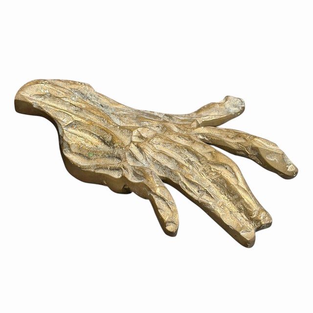 Pair of Italian Bronze Brutalist Hands For Sale In Chicago - Image 6 of 11