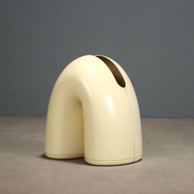 White Noè Umbrella Stand from Fontana Arte For Sale - Image 8 of 9