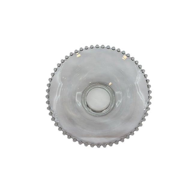Transparent Mid 20th Century Imperial Glass Candlewick Bowl For Sale - Image 8 of 9
