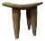 Vintage Rustic African Senufo Stool / Table I Coast 19.5" H by 20.5" W For Sale