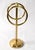 Hollywood Regency Free Standing Solid Brass Double Ring Hand Towel Holder For Sale In Miami - Image 6 of 14