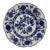 Antique Flow Blue Luncheon Plate- Johnson Brothers England- Holland Pattern Circa 1900-1915 For Sale