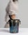 Mid 20th Century France Teal Silver Ice Bucket For Sale - Image 4 of 15
