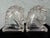 Federal Glass Vintage Federal Glass Horse Head Bookends – Clear Pressed Glass Pair, C. 1940s For Sale - Image 4 of 10