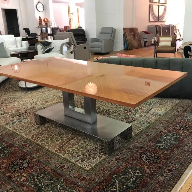 2000 - 2009 Brueton Plattus Dining Table For Sale - Image 5 of 8