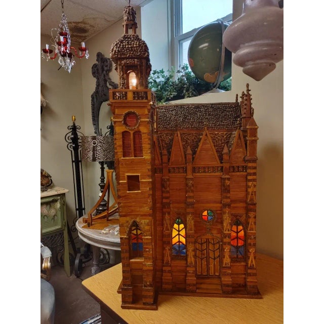 1950s Vintage French Folk Art Church For Sale In New York - Image 6 of 13