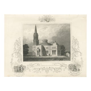 Episcopal Church at Richmond, 1850, Paper For Sale
