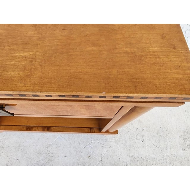 1980s Hickory White Genesis Collection Biedermeier Nightstand Side Table For Sale - Image 11 of 18