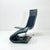 Mid-Century Dark Green Leather Lounge Chair, 1980s For Sale - Image 9 of 11