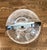 1960s Mid Century Iron and Lucite Ice Bucket Holder For Sale - Image 5 of 7