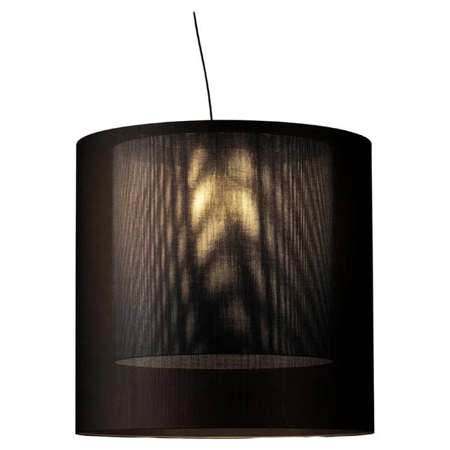Black and Grey Moaré Pendant Lamp by Antoni Arola For Sale - Image 10 of 10