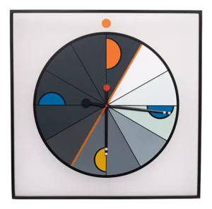 Large Morphos Clock by Kurt B. Delbanco for Acerbis, 1980s