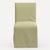 Traditional John Robshaw x Cloth & Company Kay Slipcover Dining Chair in Sadhil Moss For Sale - Image 3 of 6