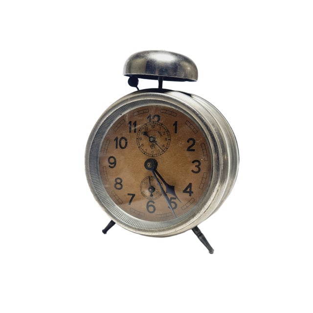 Art Deco German Clock from Fortwaegerle, 1930s For Sale - Image 11 of 11