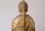 1950s Hollywood Regency Gold Ceramic Buddha Table Lamp For Sale - Image 12 of 17