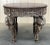 Very Rare White Washed Paint Swedish Napoleonic Style Center Formal Table For Sale - Image 10 of 10