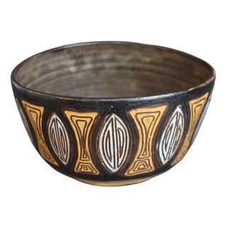 Vintage French Ceramic Bowl by Alexandre Kostanda, 1960s For Sale