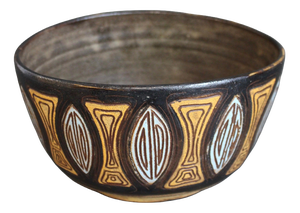 Vintage French Ceramic Bowl by Alexandre Kostanda, 1960s