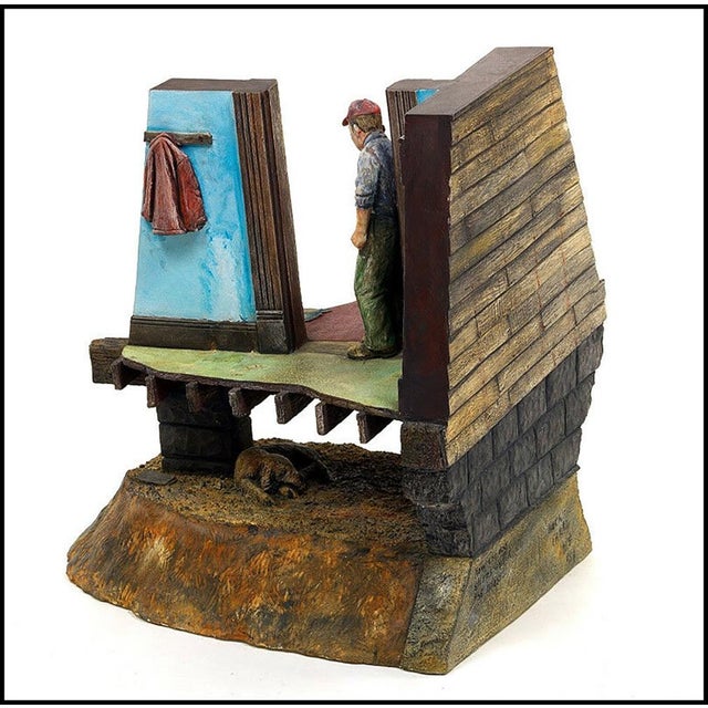 Contemporary 1980s Now The Dog Sleeps Under the House, Jack Earl For Sale - Image 3 of 5
