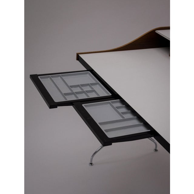 Wood Vintage Home Desk by George Nelson for Herman Miller, 1960s For Sale - Image 7 of 8