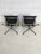 Black Set of EA108 Aluminium Chairs attributed to Charles and Ray Eames for ICF, 1960s For Sale - Image 8 of 17