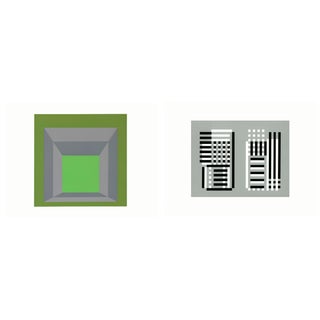 1970s Josef Albers "Formulation : Articulation" Portfolio II Folder 17 and Folder 11 Left Side Prints - Set of 2 For Sale