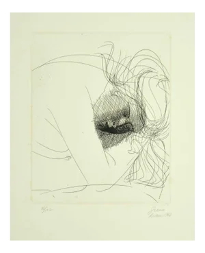 Female Figure - Original Etching by Emilio Greco - 1964 1964