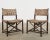 McGuire Set of Four McGuire Antalya Laced Rawhide Rattan Dining Chairs For Sale - Image 4 of 13