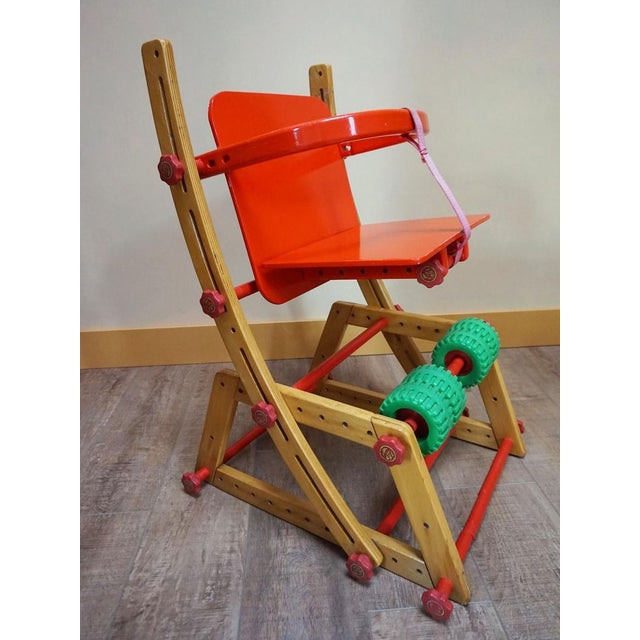 Top Banana Child Multfunctional High Chair Zauberstuhl by Benno Zimmermann, 1987 For Sale - Image 4 of 17